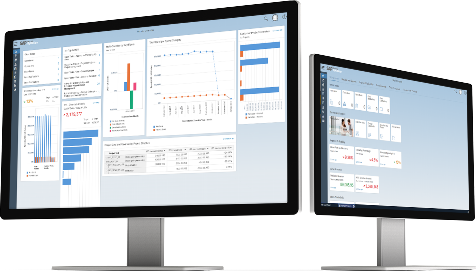 SAP Business ByDesign Dashboard