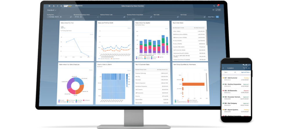 SAP Business One Dashboard SAP Business One Dashboard